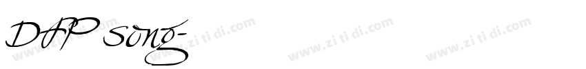 DFP song字体转换